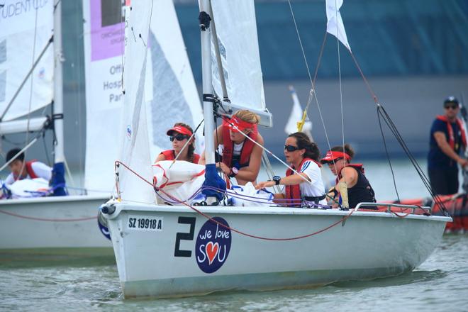 Team France skippered by Pauline Courtois - 3rd Asia Pacific Student Cup © Howie Choo